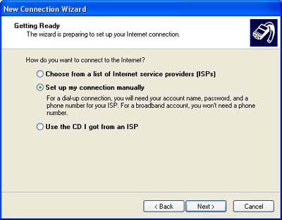 Connection Wizard